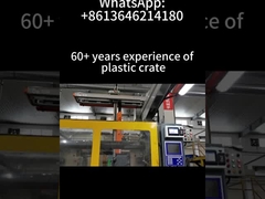 Cassa di plastica pieghevole e impilabile per un facile trasporto di merci agricole