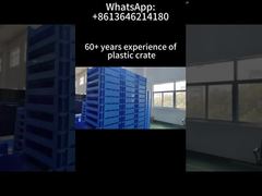 Cassa di stoccaggio pieghevole e impilabile in plastica PP per uso industriale