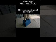 contenitore in plastica impilabile per lo stoccaggio, con coperchio incernierato, scatola per trasloco