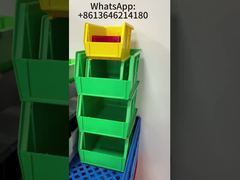 contenitore per scaffali industriali, contenitore per magazzino, contenitore per parti in plastica