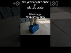 Test di durata della cassa mobile in plastica Contenitore con coperchio attaccato sotto pressione