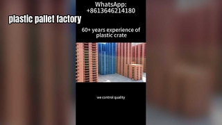 Produzione di pallet in plastica con opzioni di colore personalizzate