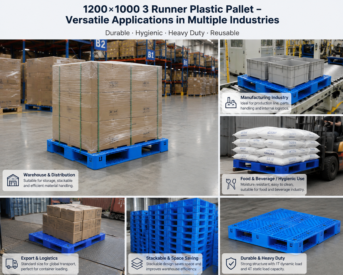 Ultimi blog aziendali su Pallet di plastica stampato per iniezione vs. pallet di plastica stampato per soffiatura: quale è migliore per la logistica industriale?