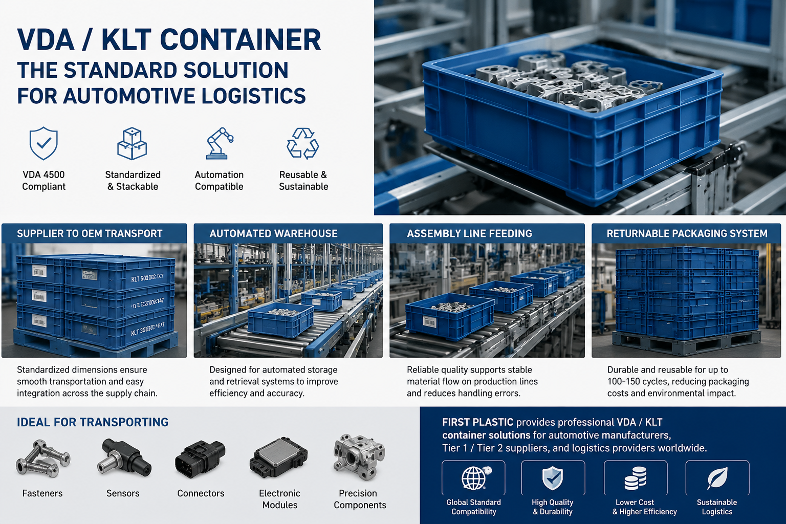Ultimi blog aziendali su VDA Container vs KLT Container: Comprendere le Differenze nella Logistica Automobilistica