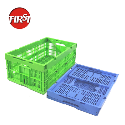 comprare Casse di trasloco pieghevoli rettangolari contenitori di plastica grattaforma pieghevole 600x400x255mm fabbricazione online