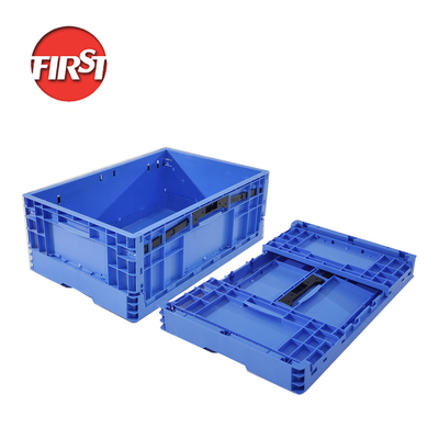 comprare Cassa di stoccaggio in plastica pieghevole per magazzino riciclato in PP piegata 600*400*77mm fabbricazione online