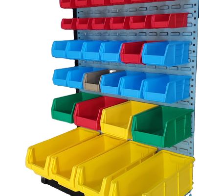 comprare Contenitori di scaffali in plastica impilabili per l'organizzazione dell'inventario e del garage del magazzino fabbricazione online