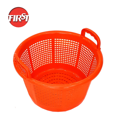 comprare Cestini di plastica multiuso Cestini di plastica multiuso Orange Mesh Crate Barrel Cestino di pesce fabbricazione online