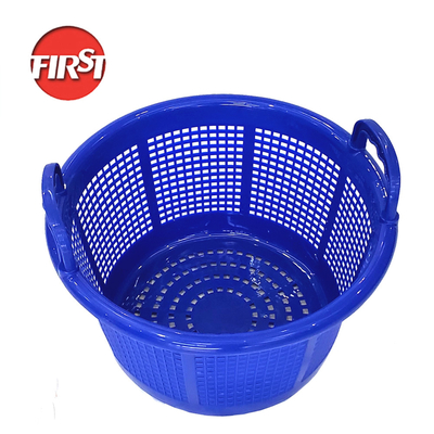 comprare 42cmx23cm barile di plastica impilabile per la rete di stoccaggio frutta ortaggi cassa fabbricazione online