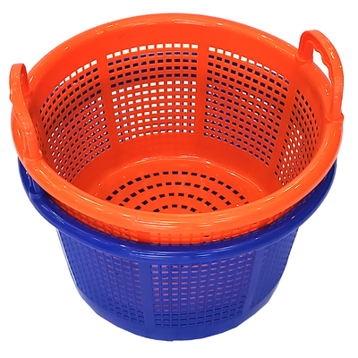 comprare Stackable Storage Ventilated Seafood M Plastic Shrimp Basket With Handle fabbricazione online