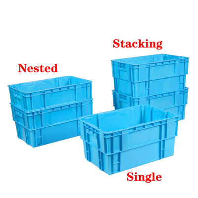 comprare Solid Box Style Logistic Transport PP Plastic Moving Crate Soft Drink per lo stoccaggio industriale fabbricazione online