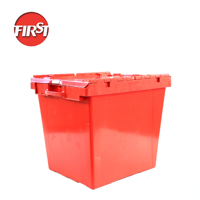 comprare Scatole di trasloco in plastica personalizzate di dimensioni convenienti con coperchio attaccato e disegno instabile fabbricazione online
