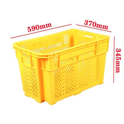 comprare Cassetta di plastica industriale impilabile e nidificabile con design ventilato per una logistica efficiente fabbricazione online