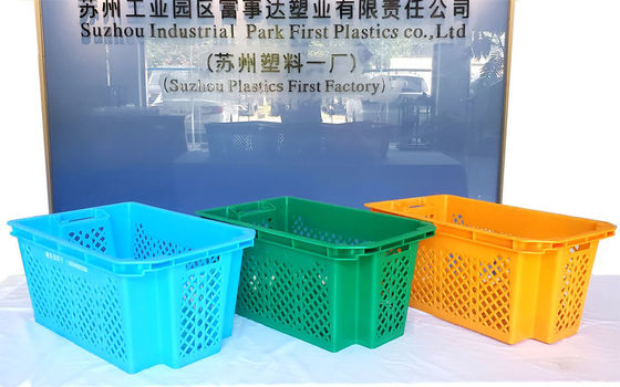 comprare Cassa impilabile e nidificabile in plastica per frutta e verdura fabbricazione online