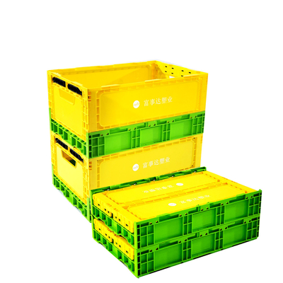 comprare 29L scatole di plastica pieghevoli scatole di plastica pieghevoli stackabili fabbricazione online