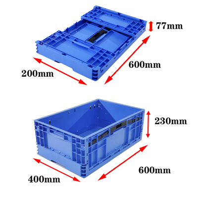 comprare Casse di stoccaggio pieghevoli in plastica colorata fabbricazione online