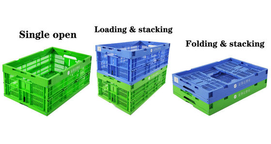 comprare Cassa pieghevole in plastica Imballaggio per l'esportazione Cassa mobile contenitore pieghevole Cassa impilabile fabbricazione online