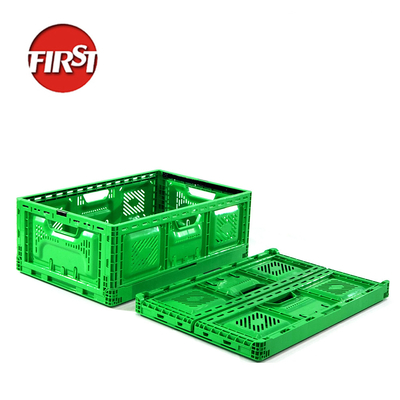 32 litri cassa pieghevole scatola di plastica di stoccaggio cestello scatola di plastica tote manipolazione