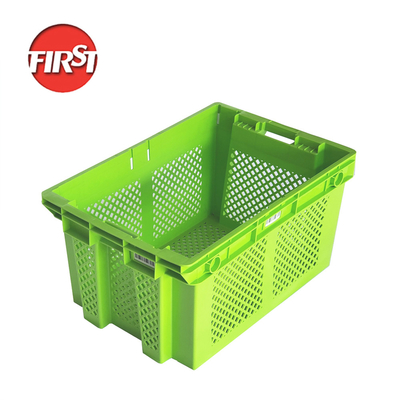 Contenitori di plastica ventilatibili stackabili instabili per soluzioni di stoccaggio di frutta e verdura