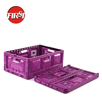 570x370x210mm Piccole scatole di plastica pieghevoli per frutta pieghevoli Agricoltura