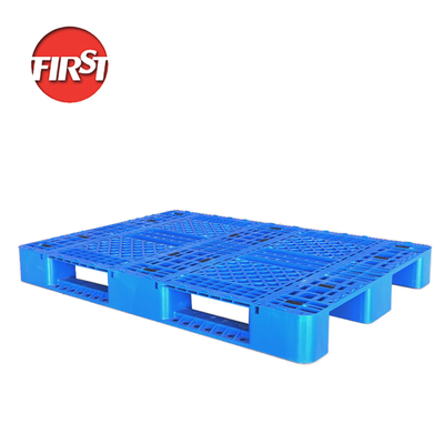 Trasporto logistico pieghevole a palette di plastica personalizzate durevoli 1200x800mm doppio lato