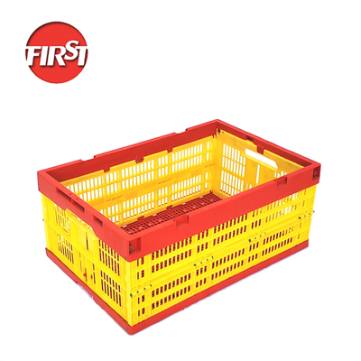 Supermercato Agricoltura Cesto di plastica pieghevole per la conservazione di frutta e uova