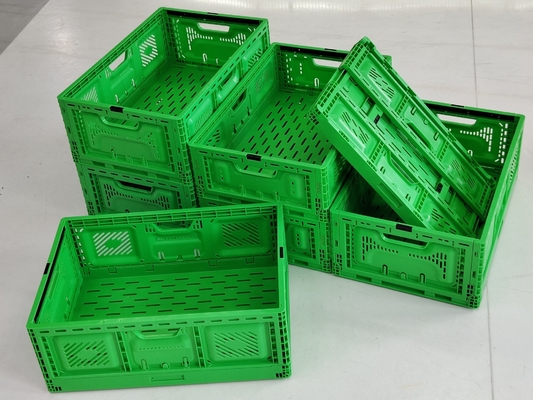 570x370x210mm Piccole scatole di plastica pieghevoli per frutta pieghevoli Agricoltura