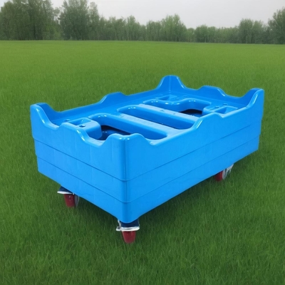 Piattaforma di plastica leggera con coperchio attaccato
