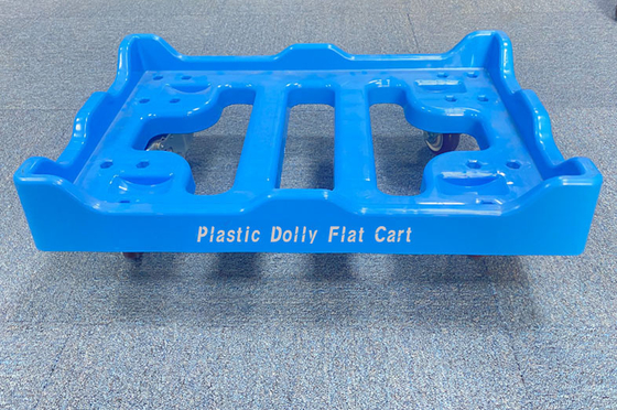 Dolly di plastica per scatole di tote magazzino industriale impilabile